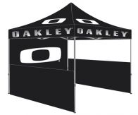 Folding tent 3x3 SQUARE<br/>1/2 half side wall